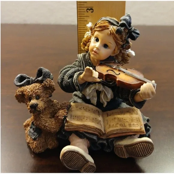 Boyds Bear Yesterdays Child Dollstone Lindsey Louise The Recital Figurine #68B5 - Picture 8 of 9